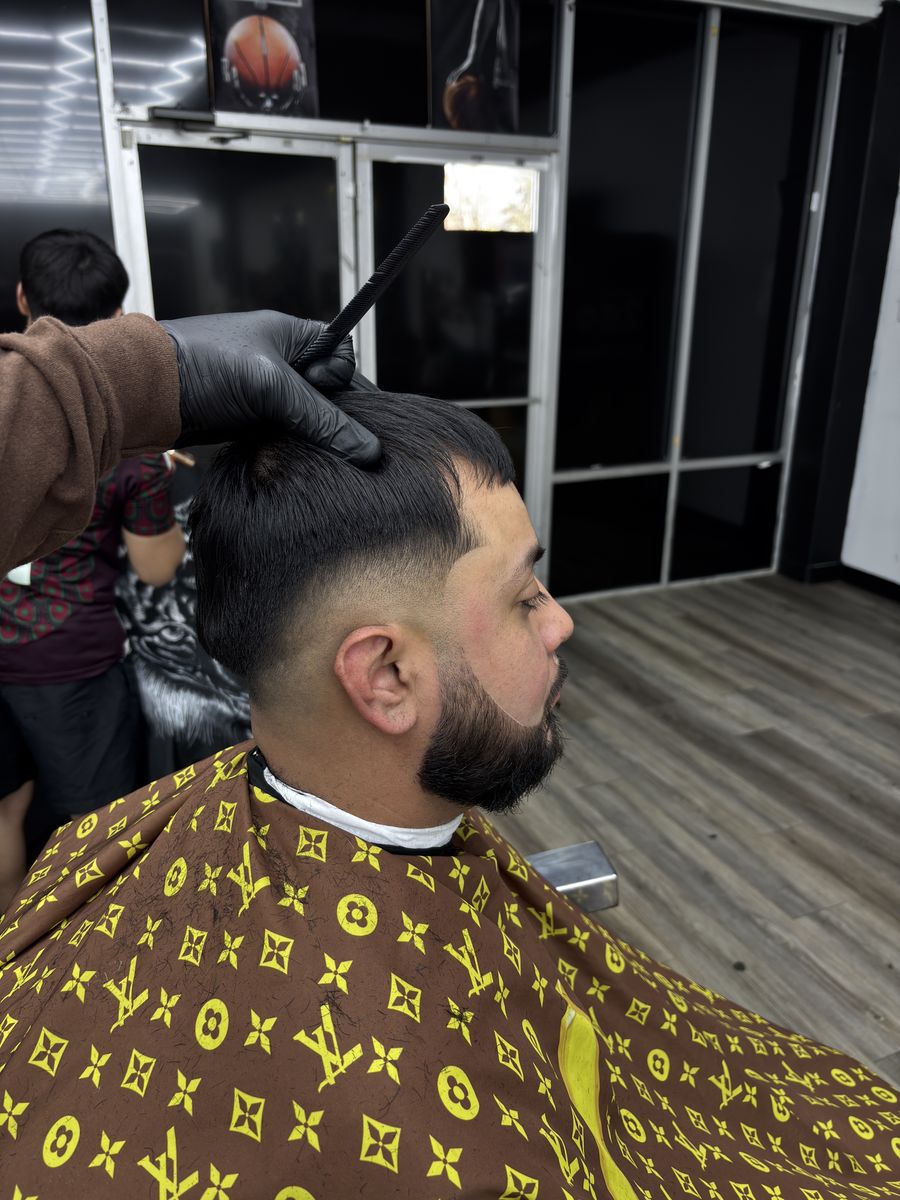 Degradado con barba hecho por Yan